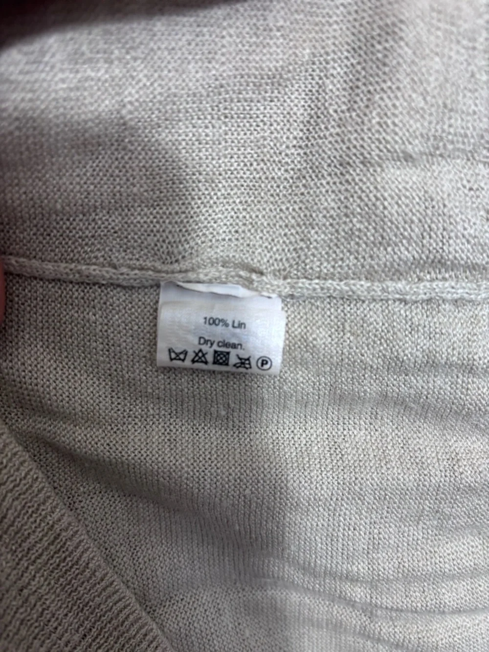 J. Crew Neutral Linen Crewneck Sweater